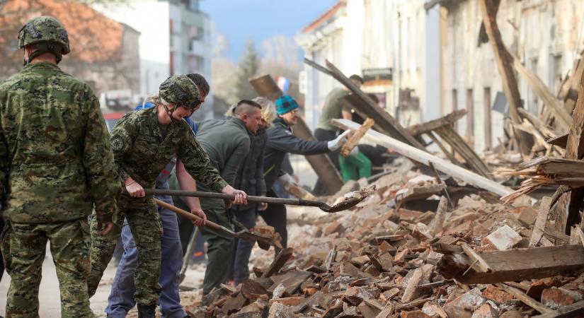 Veszélyes víznyelők jelentek meg a horvát földrengés után