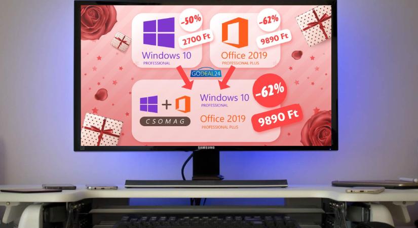 Nem volt még ilyen olcsó a Windows 10 és az Office együtt!