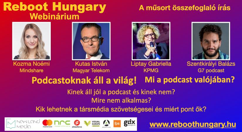 Kinek áll jól a podcastok világa?! A Reboot Hungary március 11-i adásának gondolatébresztő írása.
