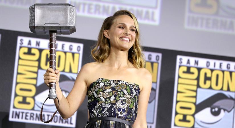 A Thor: Love and Thunder forgatásáról kiszivárgott képek szerint Natalie Portman eléggé kipattintotta magát a szerep kedvéért