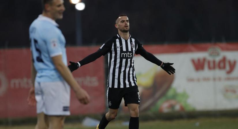 Holender 6. gólja után mosta le a Partizan az ellenfelét - videó