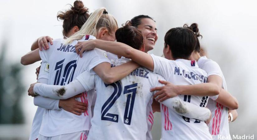 4-1: A Real Madrid női csapata zsinórban ötödik meccsét nyerte otthon