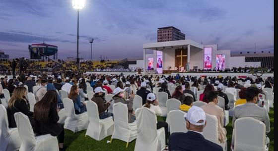Kurdisztán székhelyén, Erbílben celebrált szentmisét Ferenc pápa