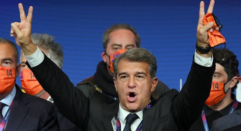 Laporta győzött a Barcelona elnökválasztásán
