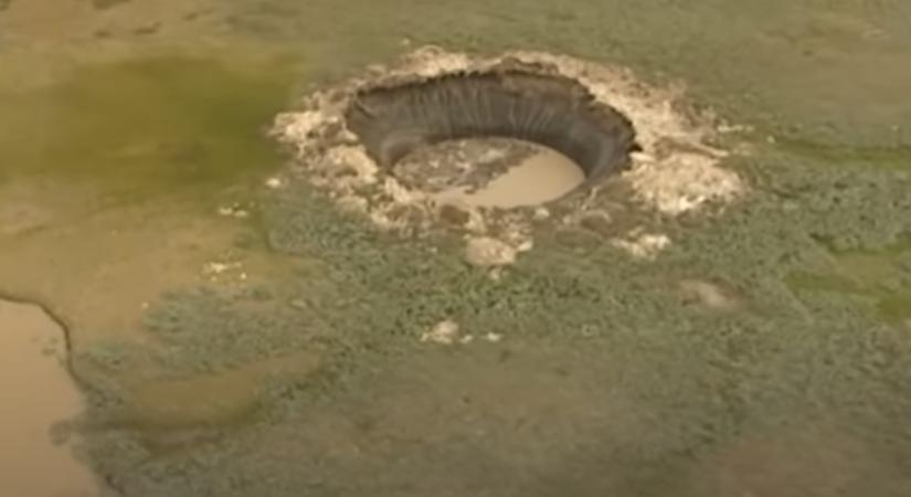Óriási kráterek nyílnak a szibériai talajban - sajnos ez is a klímakatasztrófa következménye