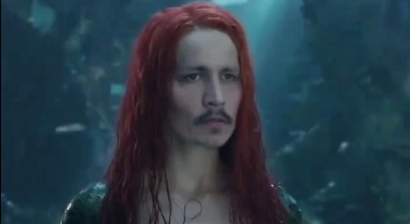 Napi őrület: Így nézne ki, ha Johnny Depp játszaná Merát az Aquamanben