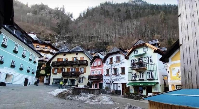 Így néz ki most turisták nélkül Ausztria talán legszebb faluja – videó