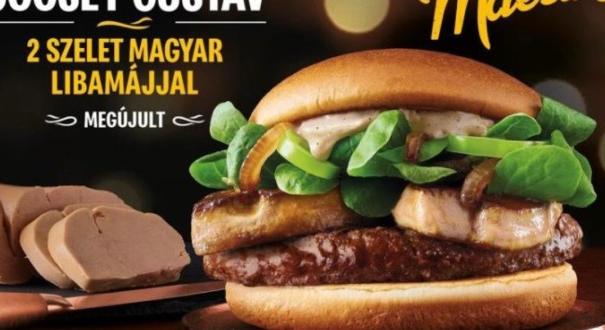 Örömhír a rajongóknak: újra kapható a Meki libamájas burgere