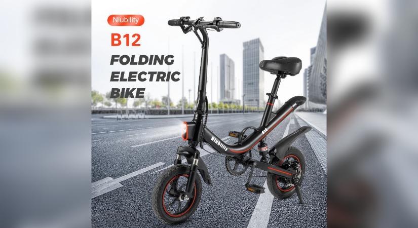 Niubility B12 bemutató – Kompakt elektromos kerékpár akár 30 km hatótávval