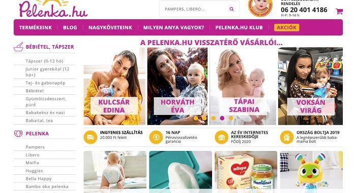 A Pelenka.hu lett az ország kedvenc baba-mama boltja