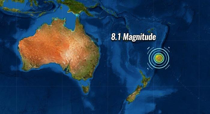 8,1-es földrengés és cunami