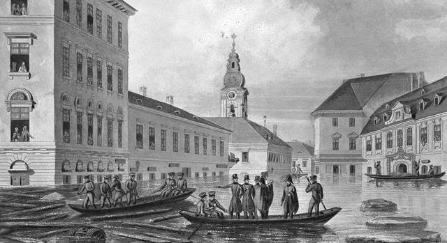 Pest minden második háza romhalmazzá vált a 1838-as árvíz idején