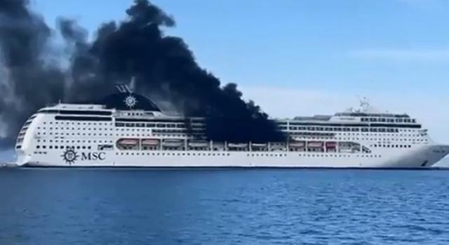 Tűz ütött ki egy MSC-óceánjáró fedélzetén