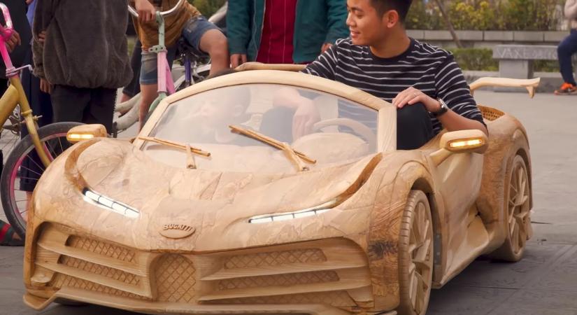 Gyerekek is vezethetik a méregdrága Bugattit
