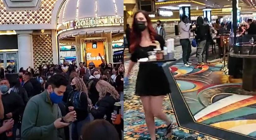 Megnyíltak a kaszinók, tömegek árasztottak el mindent Las Vegasban