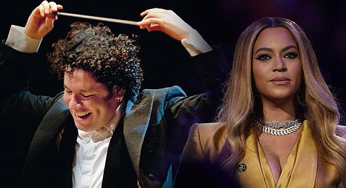 Gustavo Dudamel felmarkolta, Beyoncé bicepszre edzett
