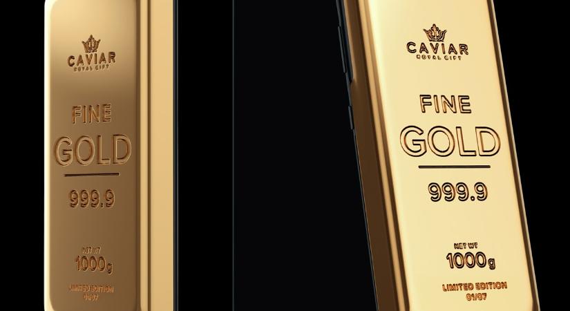 Goldphone: végre itt az egy kiló aranyból készült telefont
