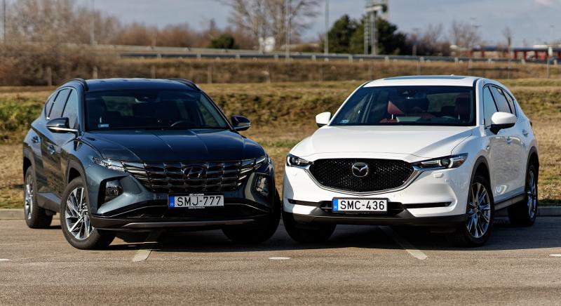 Trendteremtők ellentétben – Hyundai Tucson vs. Mazda CX-5 összehasonlító teszt