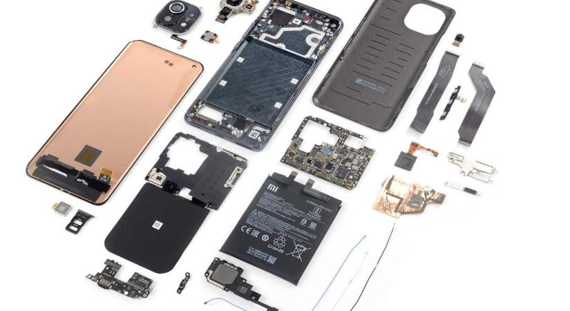 Az iFixit szerint átlagos a Xiaomi Mi 11 javíthatósága
