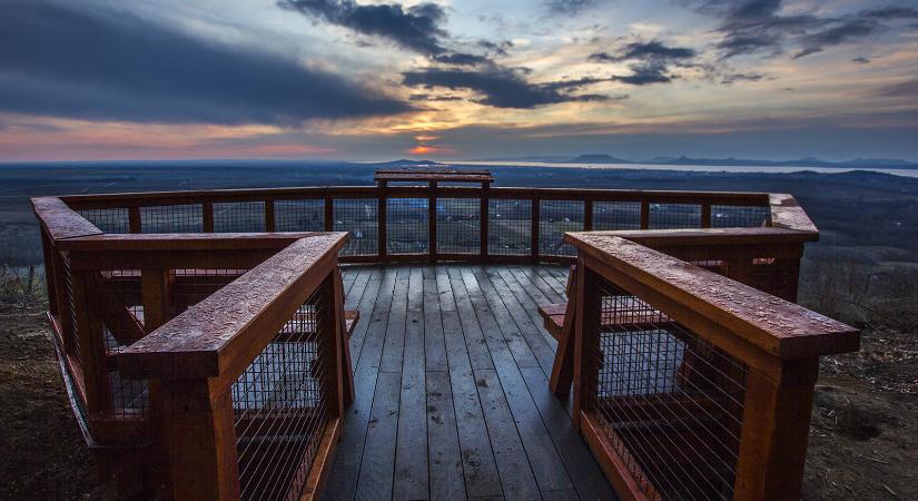 Kishegy erdei kilátó Balatonlelle
