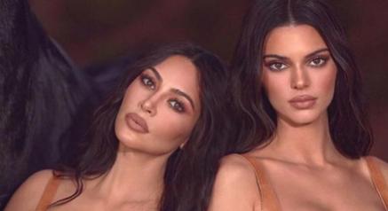 Közös fotón szexizik Kim Kardashian és Kendall Jenner