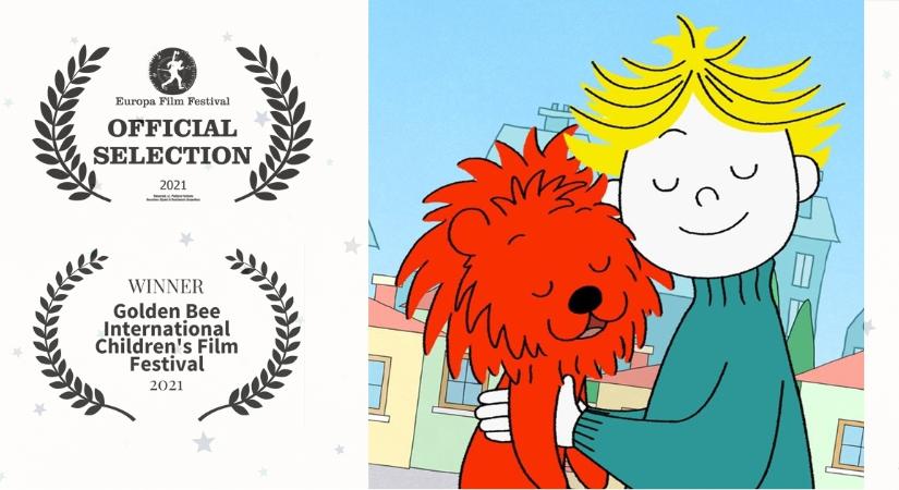 Magyar mesekönyvből díjnyertes animáció – Hódít a Laci és az oroszlán