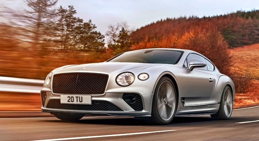Egy tizeddel csak, de az új Continental GT Speed az eddigi legfürgébb Bentley
