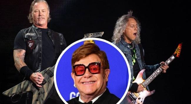 A nap legfurább híre: közös dalon dolgozik a Metallica és Elton John