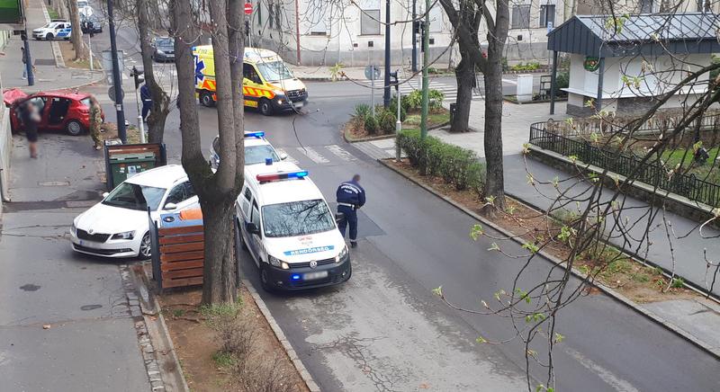 Baleset a belvárosban