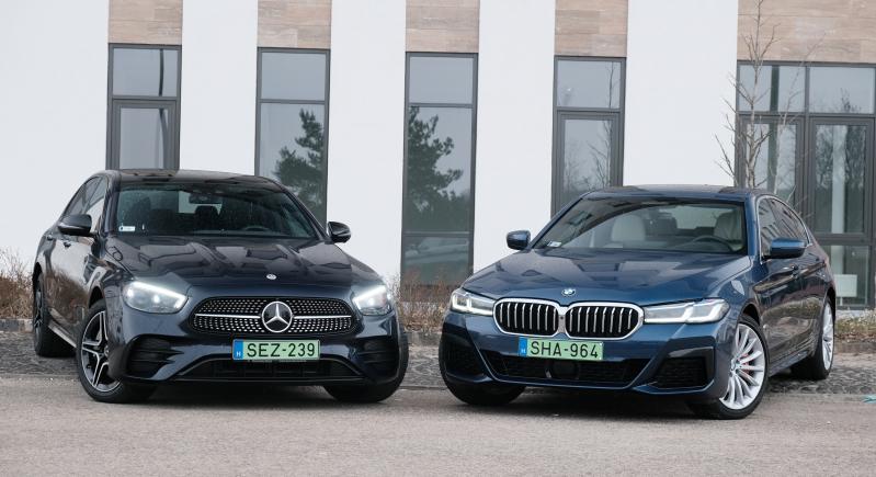 A jövő előszele – BMW 530e és Mercedes-Benz E 300de teszt