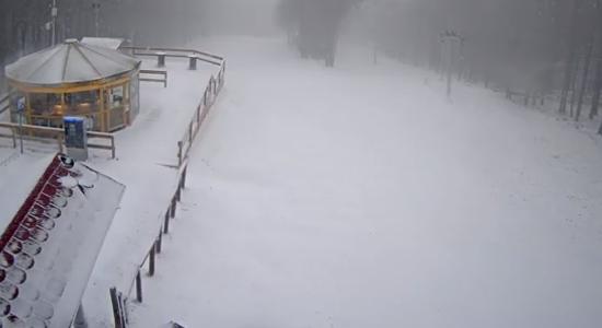 Megérkezett a hó a Kékestetőre (videó)