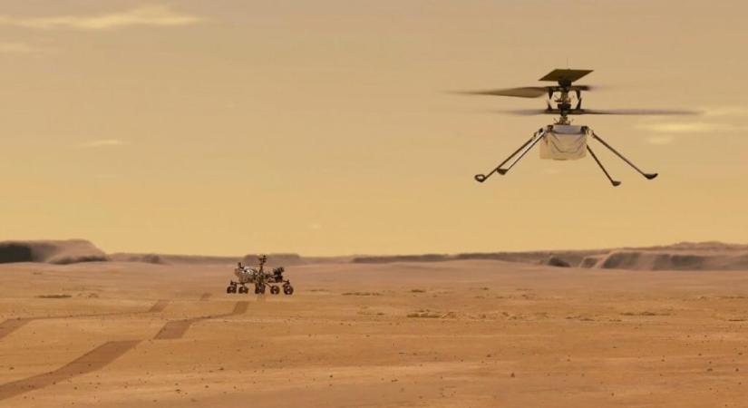 Túlélte első magányos marsi éjszakáját a NASA robothelikoptere