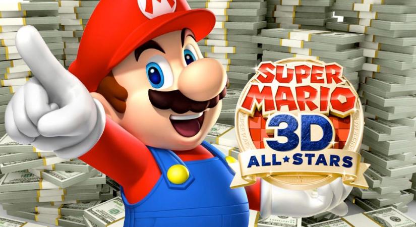 Haszonlesők máris milliókért kínálják a neten a Mario 3D All-Starst