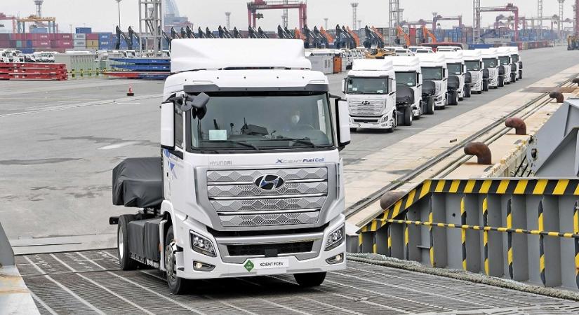 Újabb európai országban jelenthetnek meg a Hyundai üzemanyagcellás teherautói