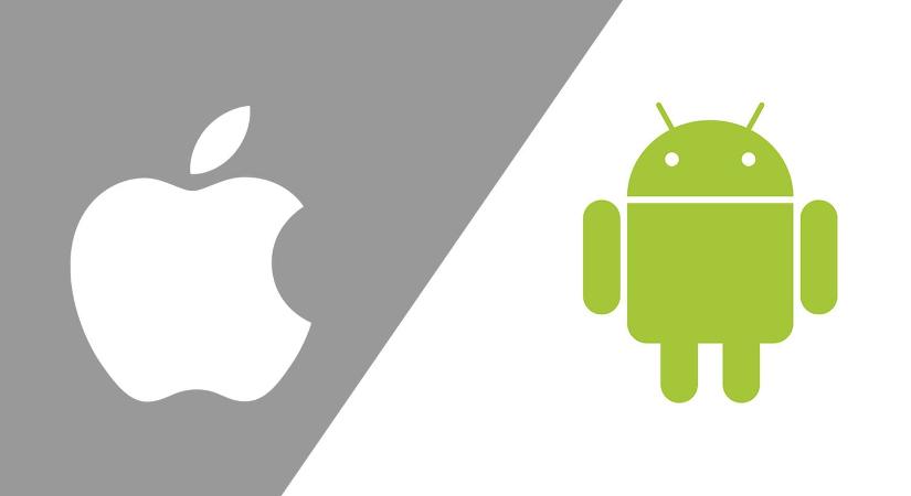 Android és iPhone népszerűségi felmérés