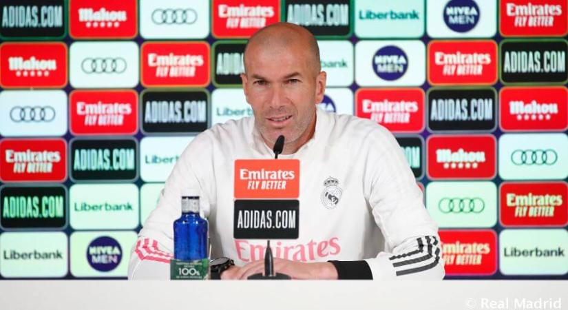 Zidane: “Nehéz meccs lesz, de készen állunk”