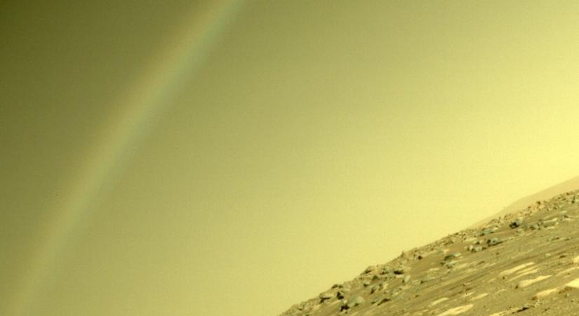 Szivárvány a Marson? Lenyűgöző felvételeket készített a marsjáró