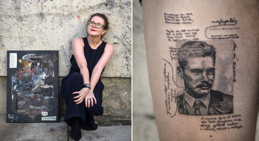 József Attilát is tetovált már a pécsi lány, aki így népszerűsítené az irodalmat