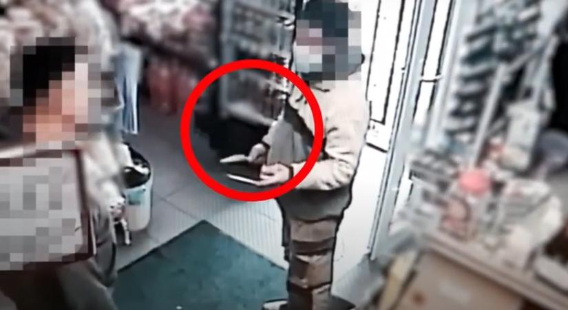 Nem adta neki alkoholt, ezért késsel hadonászott és a bolt felgyújtásával fenyegetőzött - videó