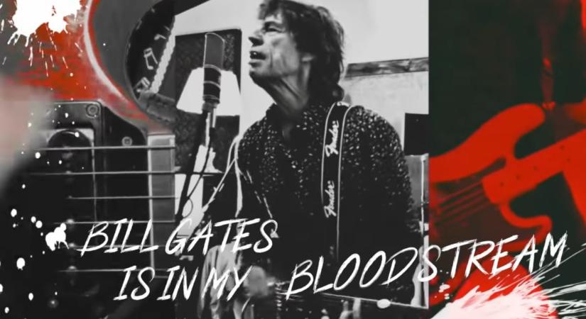 Mick Jagger új számában arról énekel, hogy Bill Gates van a vérében
