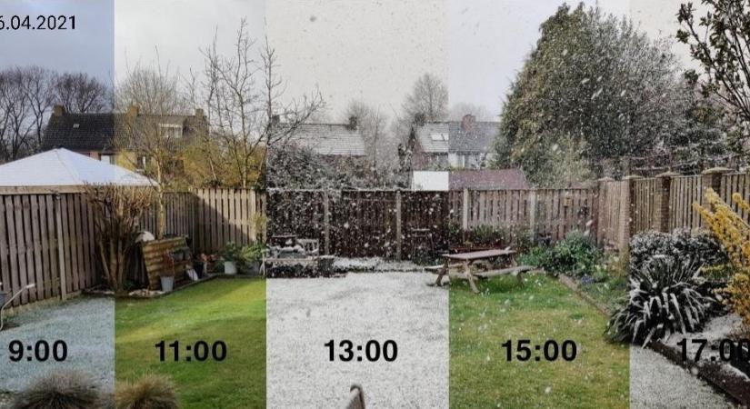 Zseniális kép terjed a neten, ami bizonyítja, hogy múlt héten nem csak nálunk őrült meg az időjárás