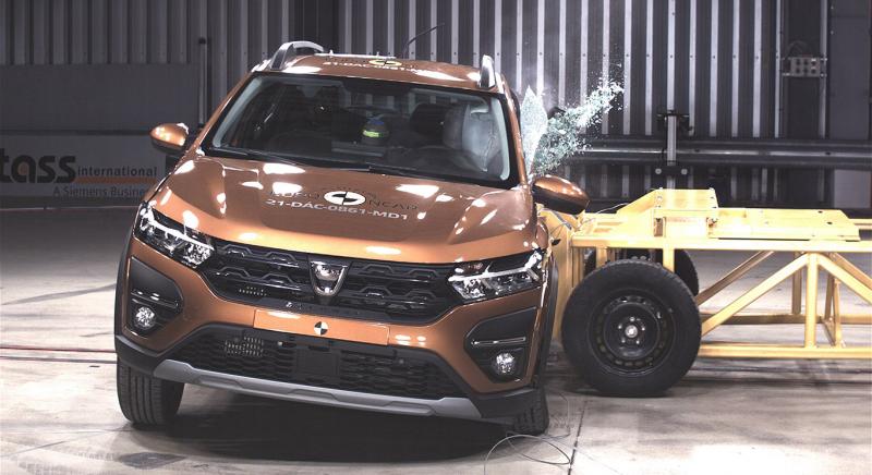 Balul sült el az új Dacia modellek töréstesztje