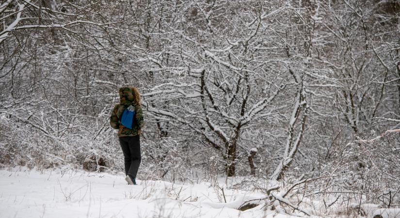 Vastag hó lepte be Magyarország hegyeit