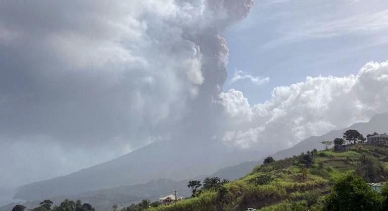 Egyelőre nincs hatása a klímára a karibi vulkánkitörésnek