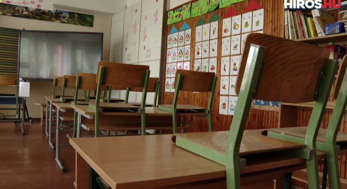 A Mátyás Általános Iskolában csak hét diák marad otthon hétfőn