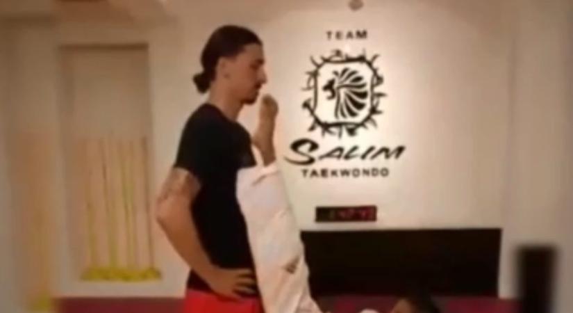 Ibrahimovic a barátja az Európa-bajnok magyar taekwondósnak