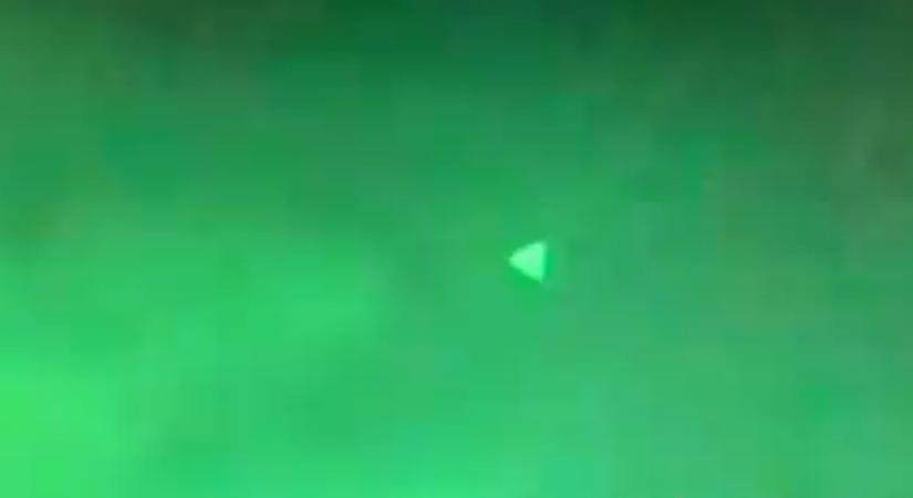A Pentagon megerősítette, hogy valódi a „háromszögű ufóról” készült katonai felvétel