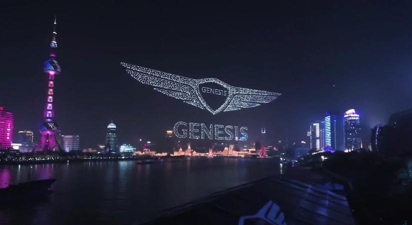 A Genesis világrekordot döntött: egyszerre 3.281 drón volt a levegőben