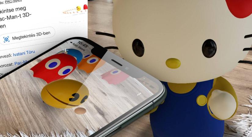 Google AR: 3D Pac-man, 3D Hello Kitty és társaik a szobában