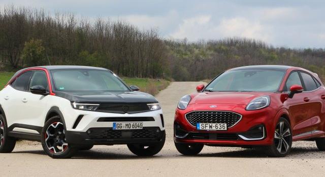 Mokkás összehasonlítás: Ford Puma vs. Opel Mokka